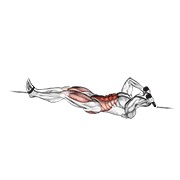 Demostración: Crunch tuck invertido en polea