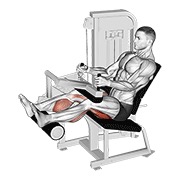 Demostración: Curl femoral sentado en máquina