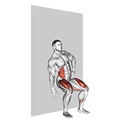 Demostración: Crunch lateral sentado (en pared)