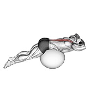 Demostración: Extensión lumbar sobre pelota de estabilidad