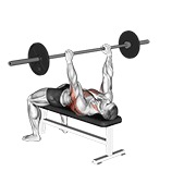 Demostración: Pullover flexionado de brazo con barra
