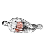 Demostración: Curl de bíceps bodyweight lateral acostado