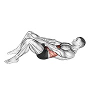 Demostración: Crunch de rodilla touch