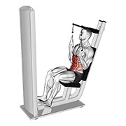 Demostración: Crunch v. 2 sentado en máquina
